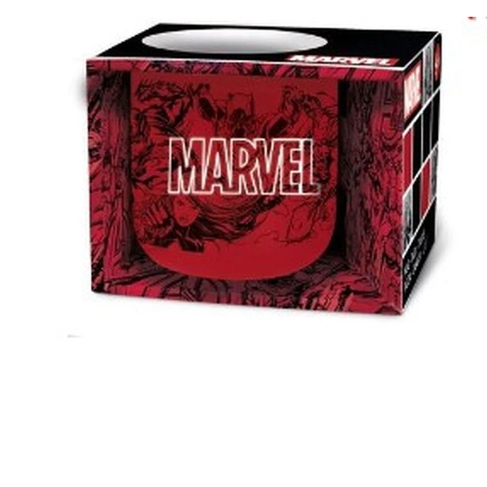 Κούπα Stor Disney: Marvel Pattern - Ceramic Breakfast in Gift Box (400ml) (75434)
