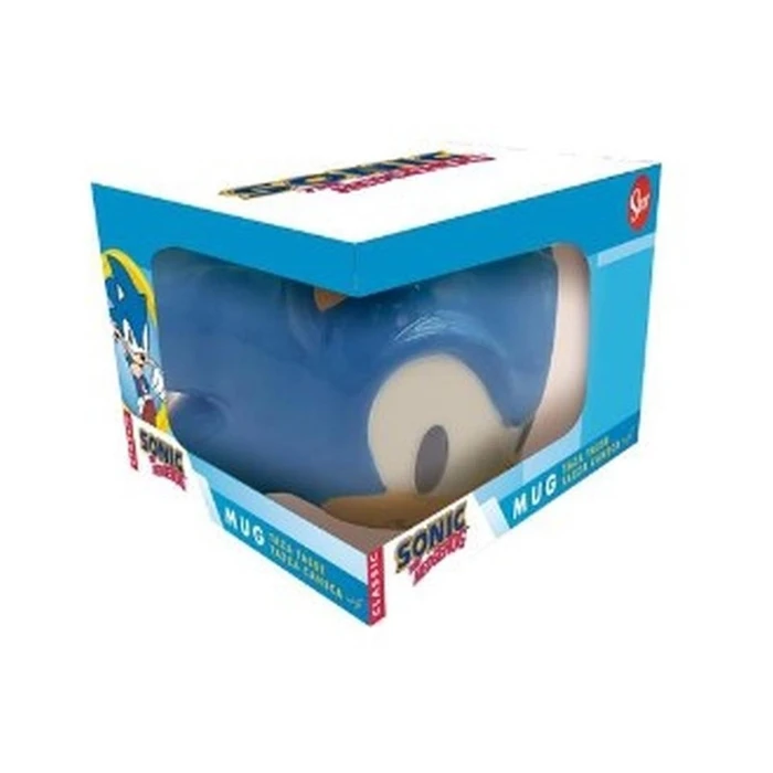 Κούπα Stor: Sonic the Hedgehog - Head 3D In Gift Box (350ml) (78896)