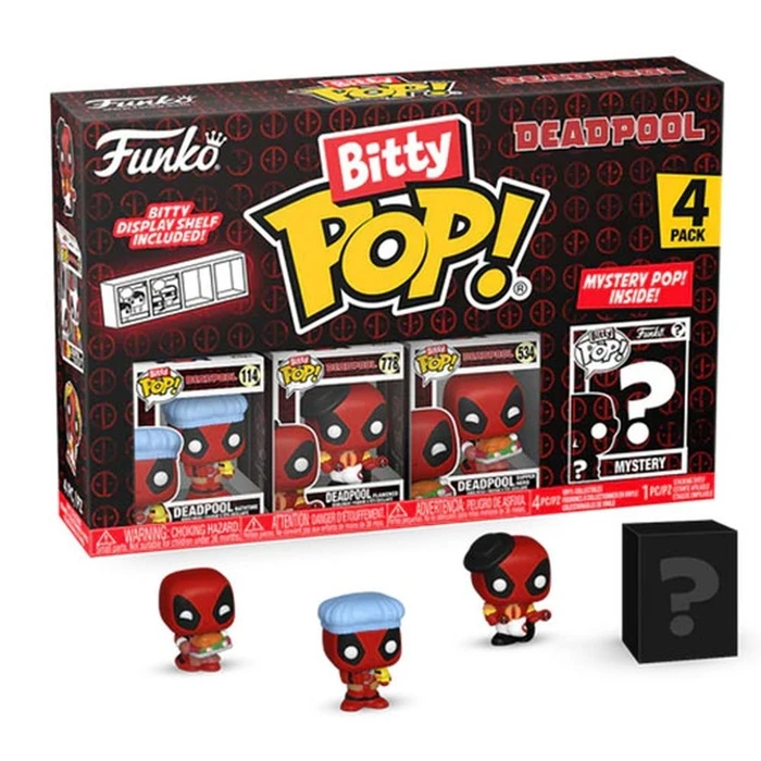 Φιγούρα Funko Bitty Pop! 4-Pack: Deadpool - Bathtime Vinyls