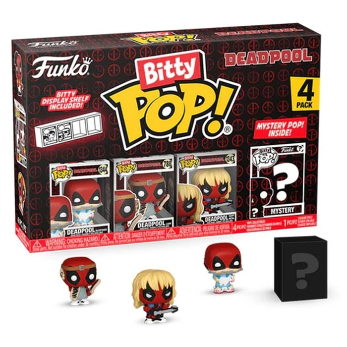 Φιγούρα Funko Bitty Pop! 4-Pack: Deadpool - Sleepover Vinyls