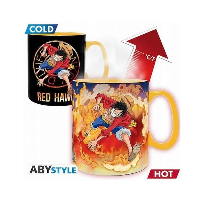 Κούπα Abysse One Piece - Luffy & Sabo Heat Change Mug (460ml) (ABYMUGA445)