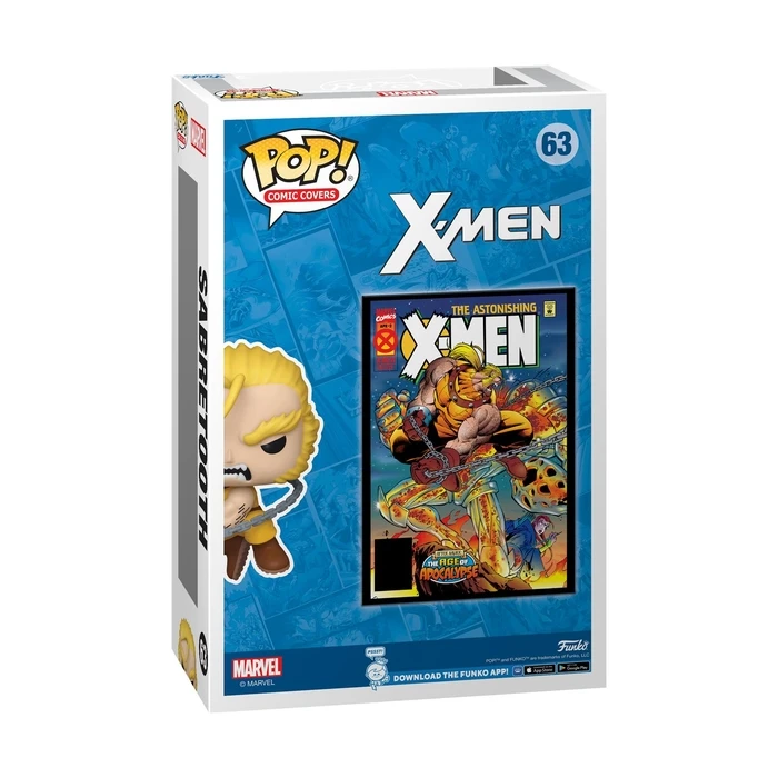 Φιγούρα Funko Pop! Comic Covers Marvel: X-Men -Sabretooth #63