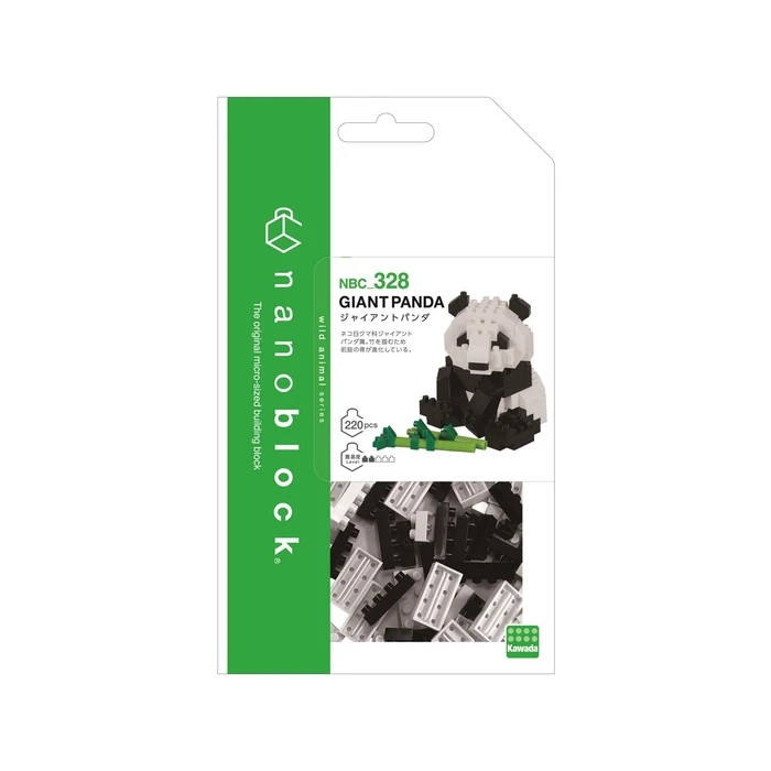 Φιγούρα Τουβλάκια Bandai Nanoblock  Animal Giant Panda Building Block Figure (NBC328)