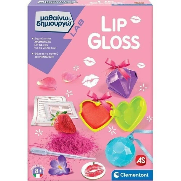 AS Clementoni Μαθαίνω  Δημιουργώ: Lab - Lip Gloss (1026-63412)