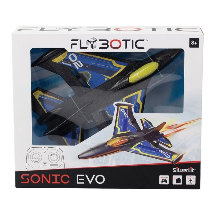 AS Silverlit: Flybotic - Sonic Evo Remote Control Airplane Blue (7530-85741)