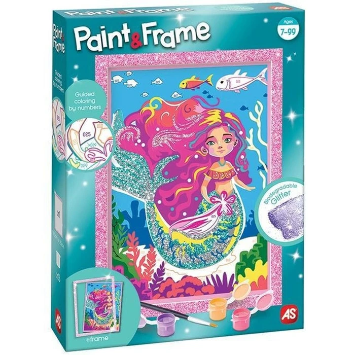 Παιδικές Χειροτεχνίες AS Paint Frame Mythical Mermaid (1038-41018)