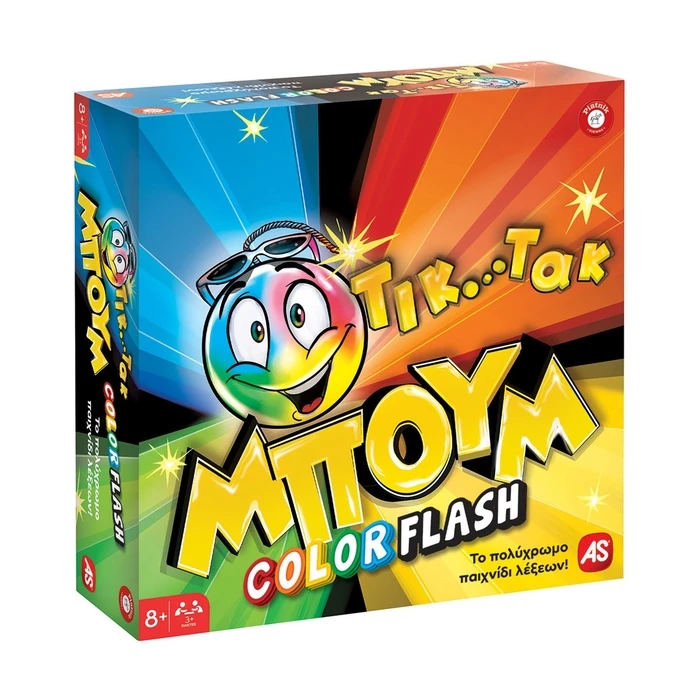 Παιχνίδι AS Επιτραπέζιο - Τικ Τακ Μπουμ Color Flash (Greek Language) (1040-24194)