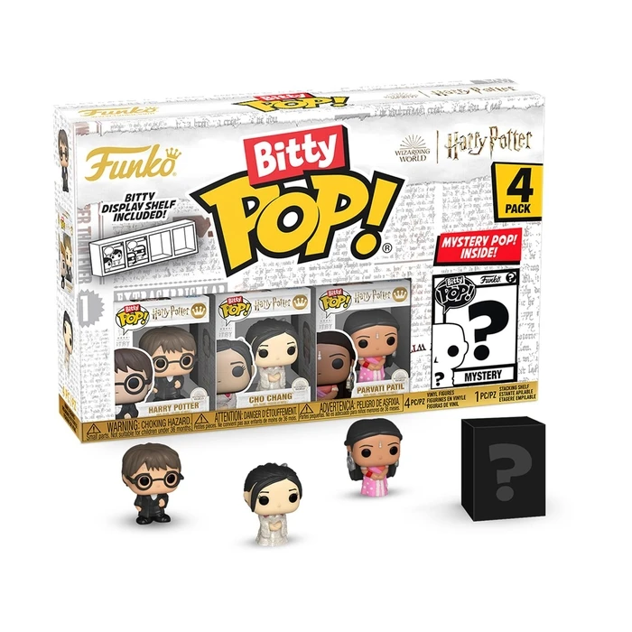 Φιγούρα Funko Bitty Pop! 4-Pack: Harry Potter Goblet of Fire Harry Potter, Cho Chang, Parvati Patil, Mystery Pop! Vinyl Figures