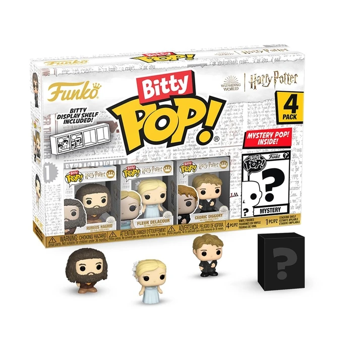 Φιγούρα Funko Bitty Pop! 4-Pack: Harry Potter Goblet of Fire Rubeus Hagrid, Fleur Delacour, Cedric Diggory, Mystery Pop! Vinyl Figures