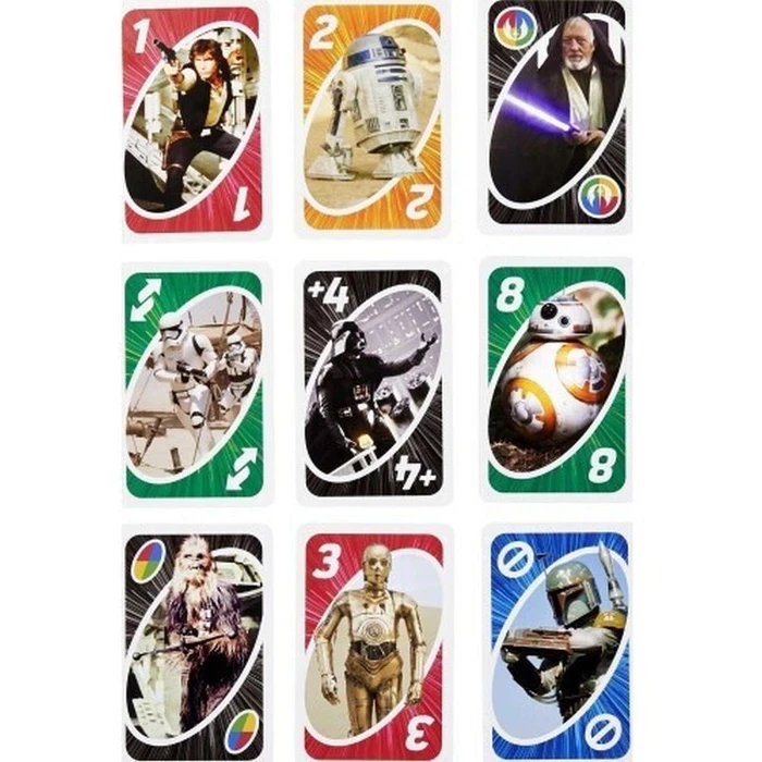 Παιχνίδι με Κάρτες Mattel Star Wars Uno Card Game (GPP00)