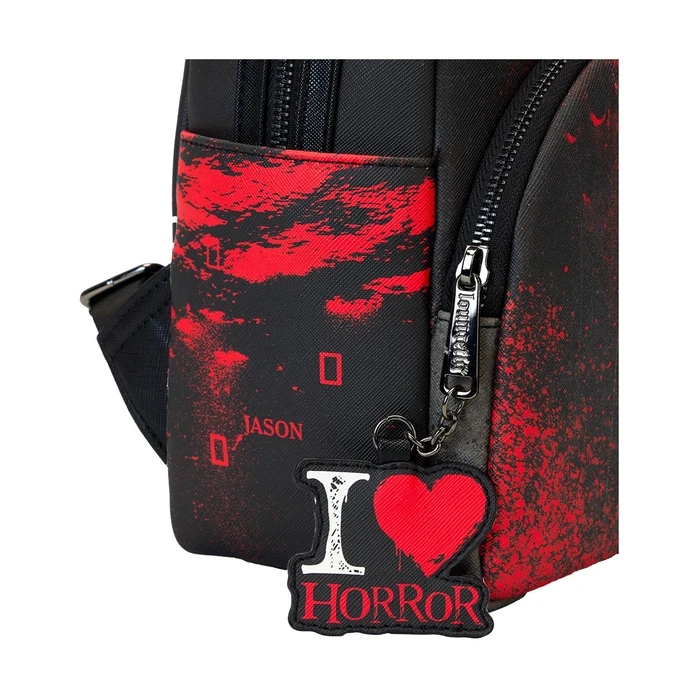 Παιδική Τσάντα Loungefly Warner Brothers Friday the 13th I Heart Horror Mini Backpack (FRIBK0014)