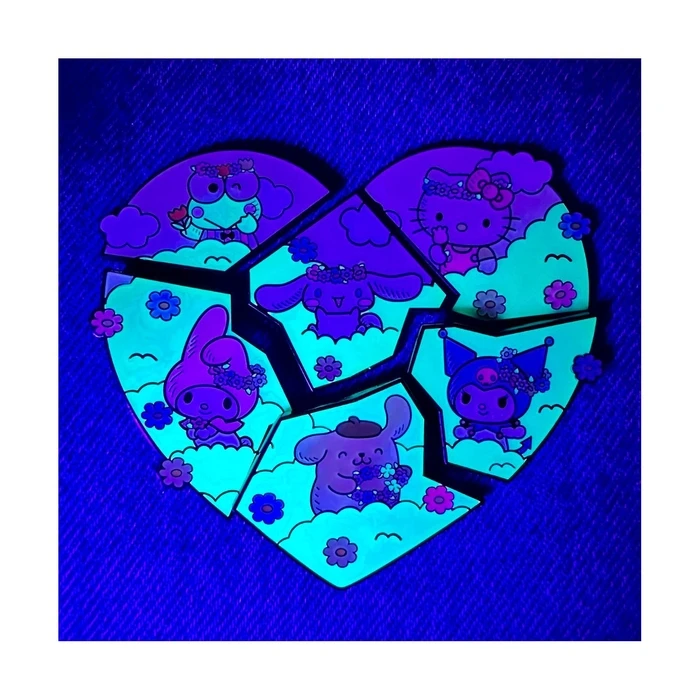 Κονκάρδες  Loungefly Sanrio Hello Kitty and Friends Flower Crown Puzzle Blind Box Enamel Pins (SANPN0261-EA)