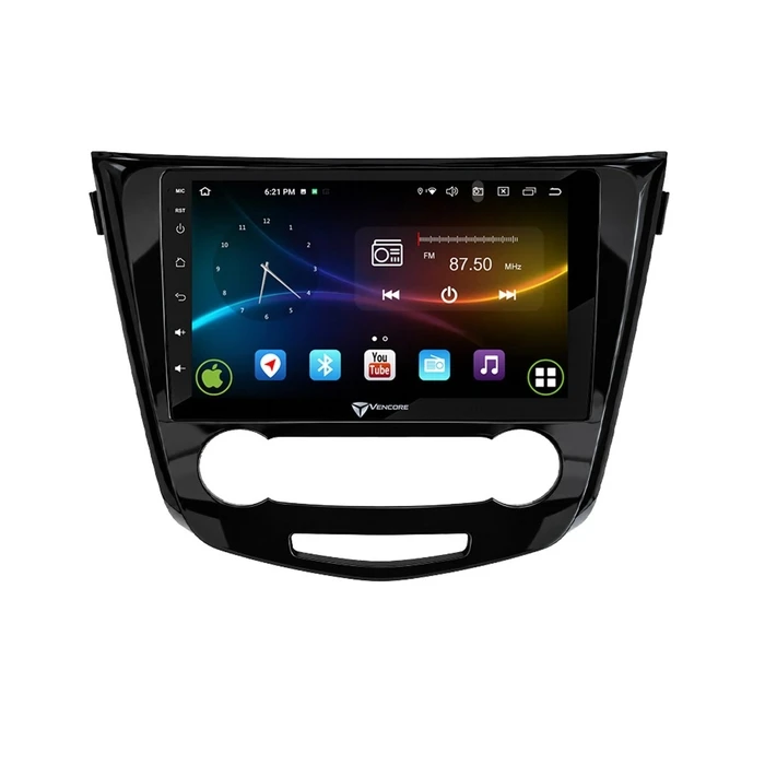VenCore 3236-10008-0004B - Οθόνη Multimedia Android 15 10" (10.1") για Nissan Qashqai 2014-2021, MTK6762, 2GB/32GB, CANbus Box - Μαύρη