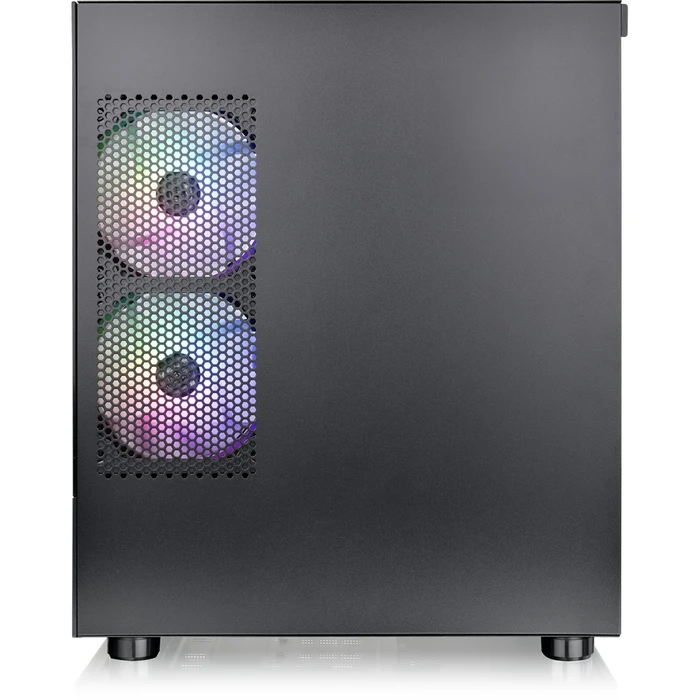 Thermaltake View 170 TG Gaming Micro Tower Computer Case with Side Window and ARGB Lighting - Black