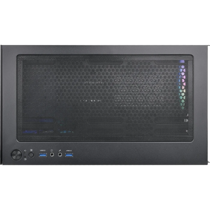 Thermaltake View 170 TG Gaming Micro Tower Computer Case with Side Window and ARGB Lighting - Black