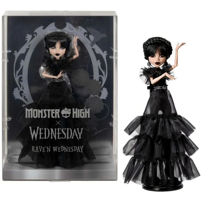 Κούκλα Mattel Monster High X Wednesday - Ravens Wednesday (HXJ03)