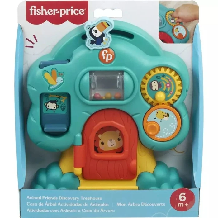 Βρεφικό Παιχνίδι Fisher-Price: Animal Friends Discovery - Treehouse (HXK34)