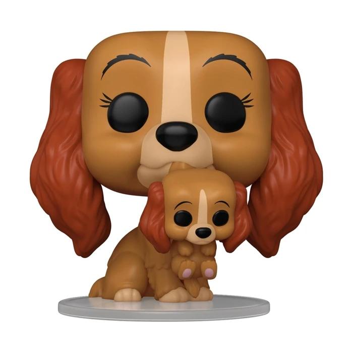 Funko Pop!  Funko Pop! Disney: Lady & the Tramp (70th Anniversary) - Lady with Puppy #1553 Vinyl Figure