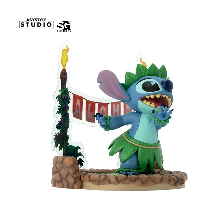 Abysse Disney: Stitch - Hula Dance Statue (10cm) (ABYFIG139)