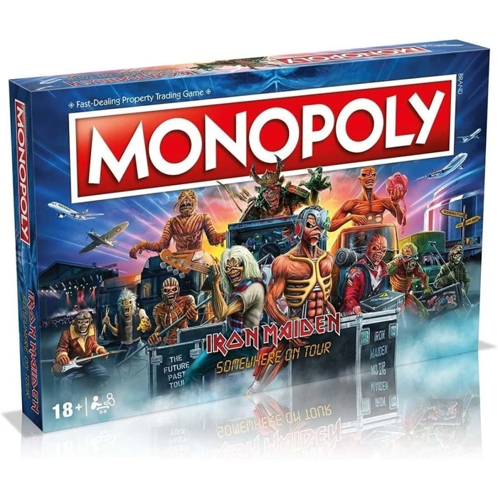 Επιτραπέζιο Παιχνίδι Winning Moves: Monopoly - Iron Maiden Somewhere on Tour (WM01790-EN1)