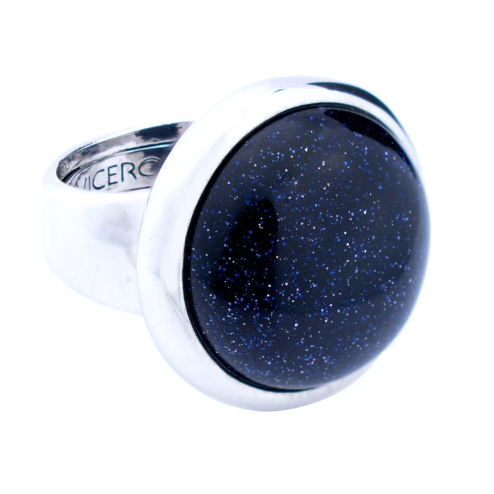 Γυναικείο Δαχτυλίδι Viceroy 1012A000-43 (15) από Ασήμι Silver, Blue