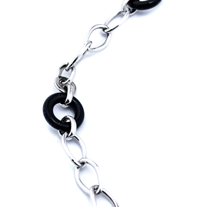 Γυναικείο Κολιέ Viceroy 1012C000-43 (45cm) από Ασήμι Silver, Black