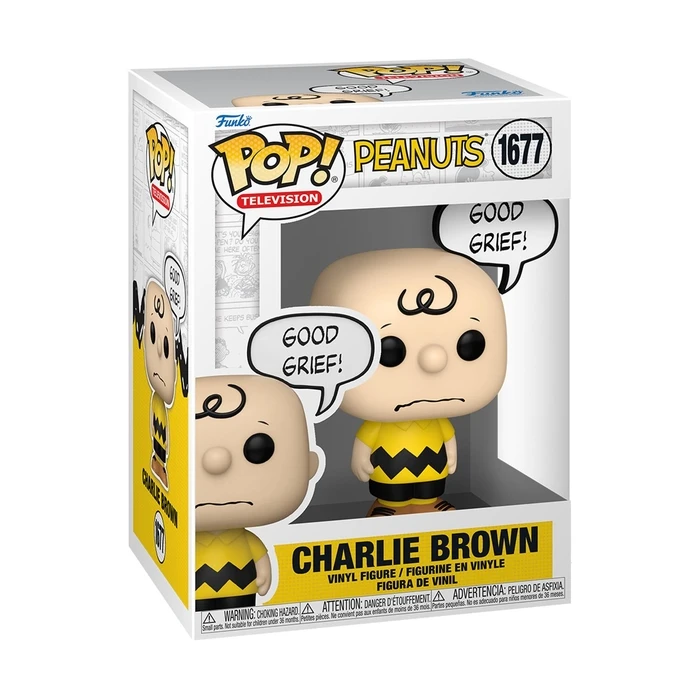  Funko Pop! Television: Peanuts - Charlie Brown (Good Grief) #1677 Vinyl Figure