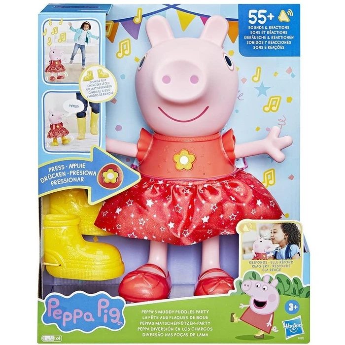 Μινιατούρα Hasbro Peppa Pig: Peppas Muddy Puddles Party (F8873)