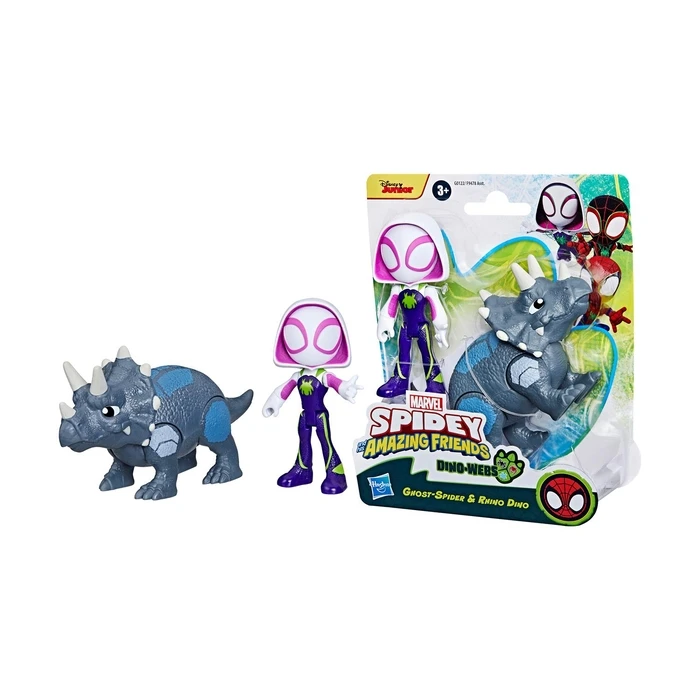 Φιγούρα Hasbro Disney Marvel: Spidey And His Amazing Friends Dino-Webs - Ghost-Spider Rhino Dino (G0122)