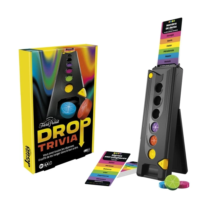 Επιτραπέζιο Παιχνίδι Hasbro Drop Trivia (F9833)