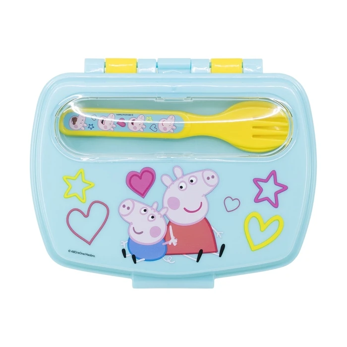 Σχολική Δοχείο Φαγητού Stor: Peppa Pig Core 2022 - Funny With Cutlery (13909)