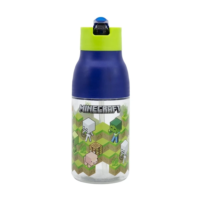 Παιδικό Παγούρι Stor: Minecraft - Isometric Double Opening Sipper Ecozen (420ml)