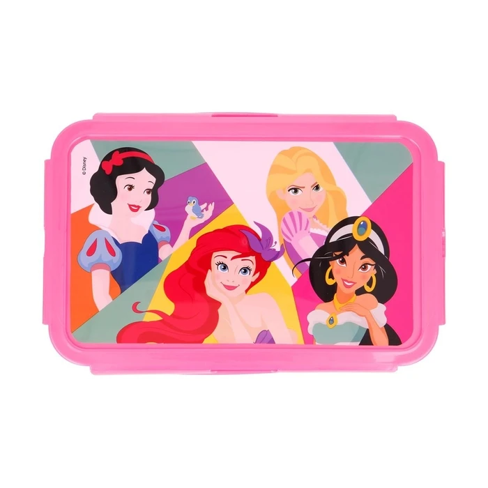 Δοχείο Φαγητού Stor: Disney Princess: Bright & Bold - Rectangular Food Container With Removable Compartments (1190ml) (51245)