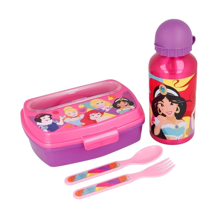 Σετ Φαγητού Stor: Disney Princess: Bright & Bold - 4 Pcs Urban Back to School Set In Gift Box  (51263)