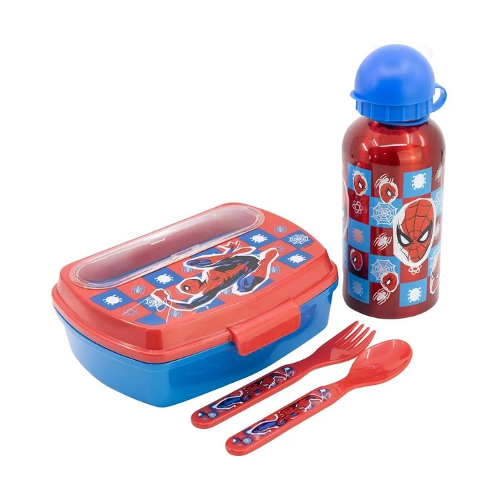 Σετ Φαγητού Stor: Marvel: Spider-Man Midnight Flyer - 4 Pcs Urban Bts Set In Gift Box  (74763)