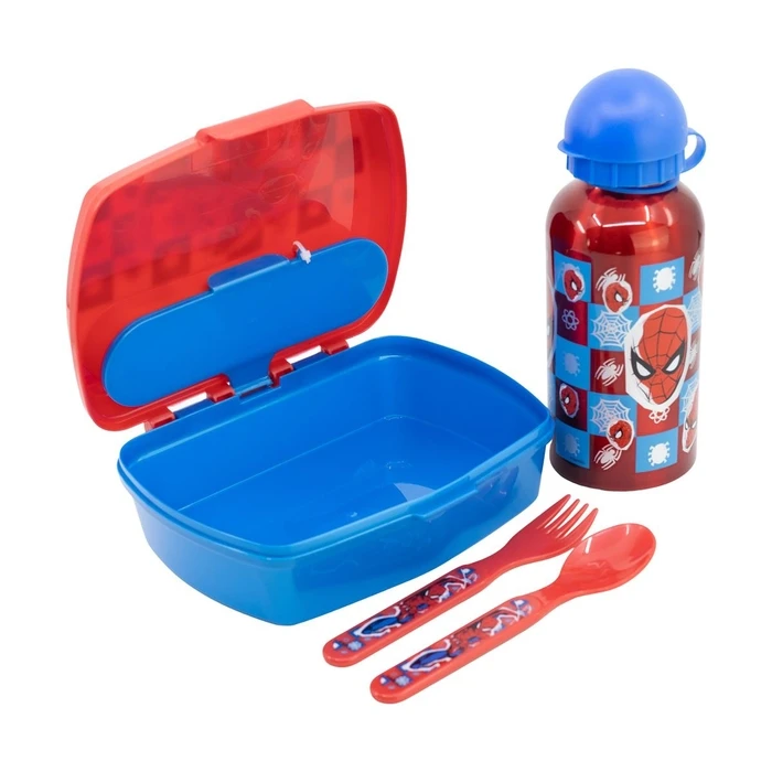 Σετ Φαγητού Stor: Marvel: Spider-Man Midnight Flyer - 4 Pcs Urban Bts Set In Gift Box  (74763)