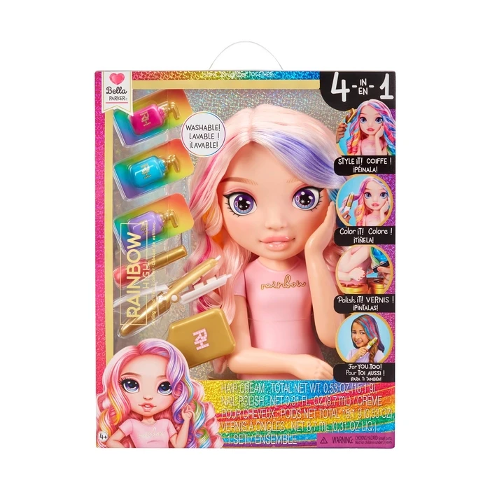 Κούκλα MGA Rainbow High: Styling Head - Bella Parker (120889)