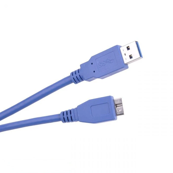 Καλώδιο USB 3.0 A/MicroB M/M 1.8m Μπλε(DM-2902)