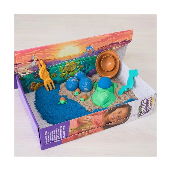 Παιχνίδι Κατασκευών Spin Master Kinetic Sand: The One & Only Project Planet - Turtle Beach (6069781)