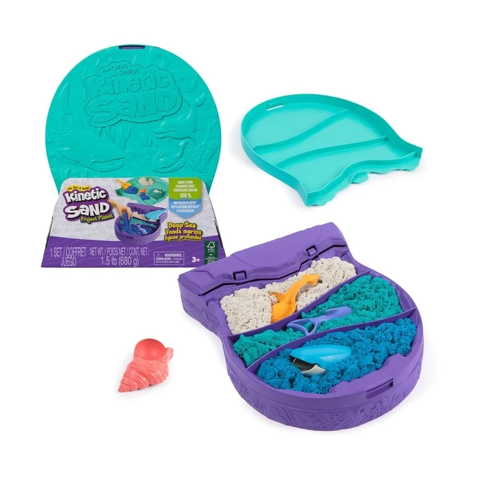 Παιχνίδι Κατασκευών Spin Master Kinetic Sand: The One & Only Project Planet - Deep Sea (6069782)