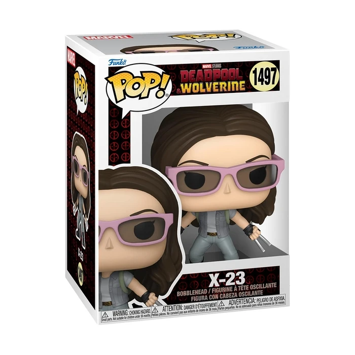  Funko Pop! Marvel: Deadpool & Wolverine - X-23 #1497 Bobble-Head Vinyl Figure