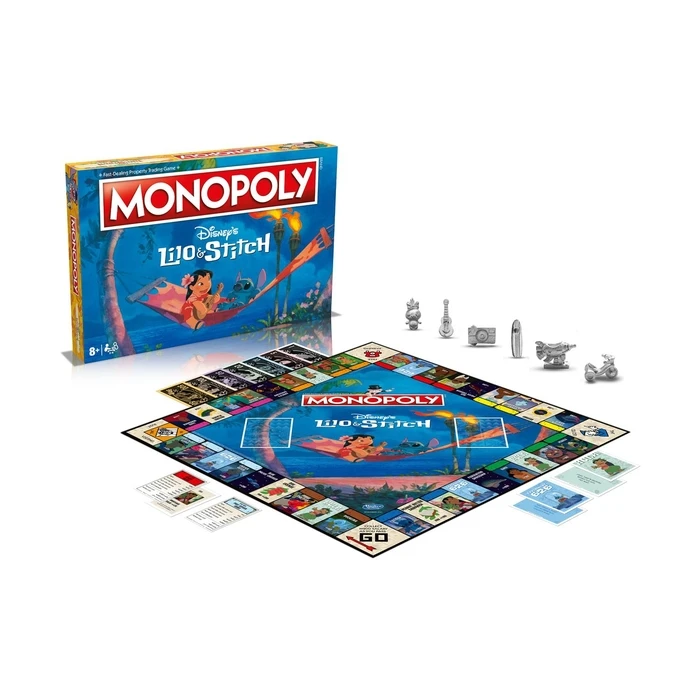 Επιτραπέζιο Παιχνίδι Winning Moves Disney: Monopoly - Lilo Stitch Board Game (English Language) (WM02869-EN1)