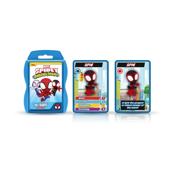 Παιχνίδι με Κάρτες Winning Moves Top Trumps Junior Marvel Spidey  His Amazing Friends Card Game (WM04796-EN1)