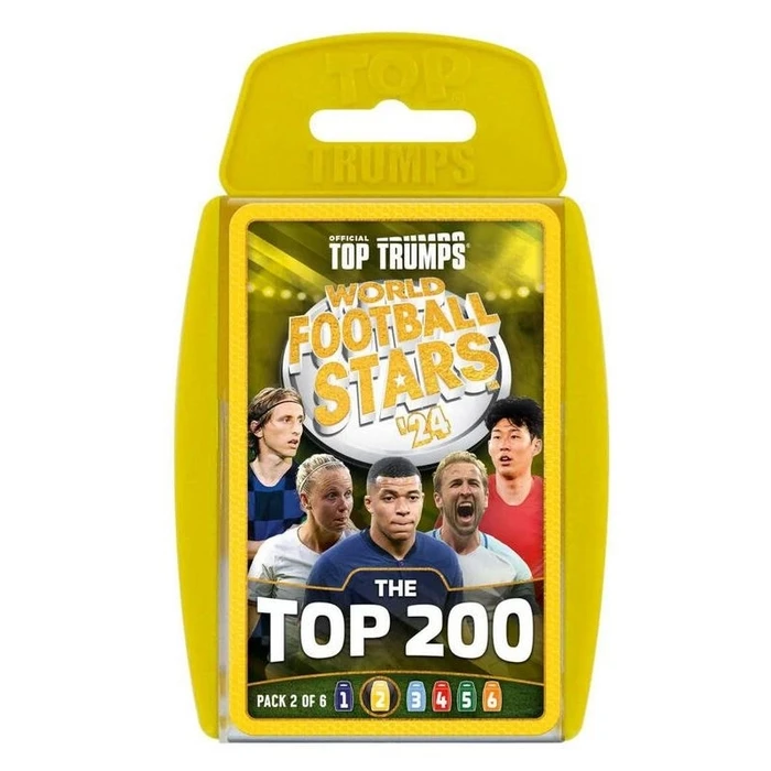 Παιχνίδι με Κάρτες Winning Moves: Top Trumps - World Football Stars 2024 The Top 200 Pack 2 - (WM04708-EN1)