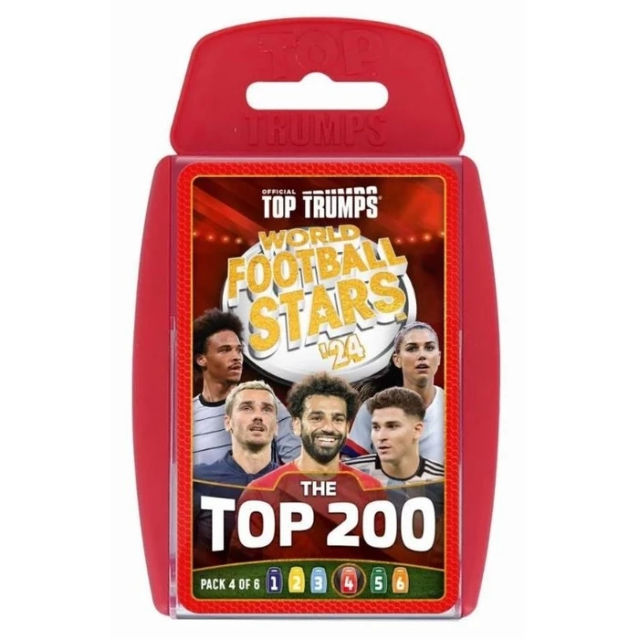 Παιχνίδι με Κάρτες Winning Moves: Top Trumps - World Football Stars 2024 The Top 200 Pack 4 - (WM04803-EN1)