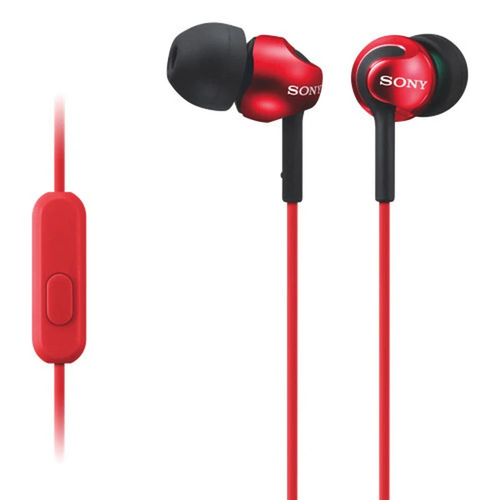 Handsfree Ακουστικά Sony MDR-EX110APR red