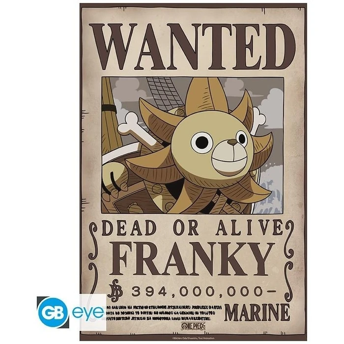 Αφίσα Abysse One Piece - Wanted Franky Chibi (52x38cm) (GBYDCO645)