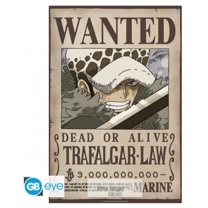 Αφίσα Abysse One Piece - Wanted Law Chibi (52x38cm) (GBYDCO626)