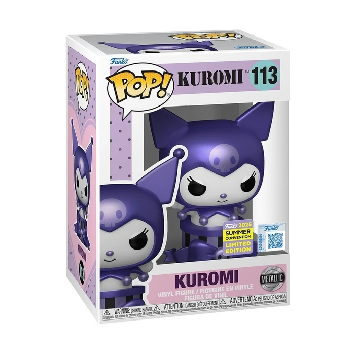 Funko Pop Sanrio Hello Kitty Kuromi Δώρο Μεταλλικό Φιγούρα Βινυλίου