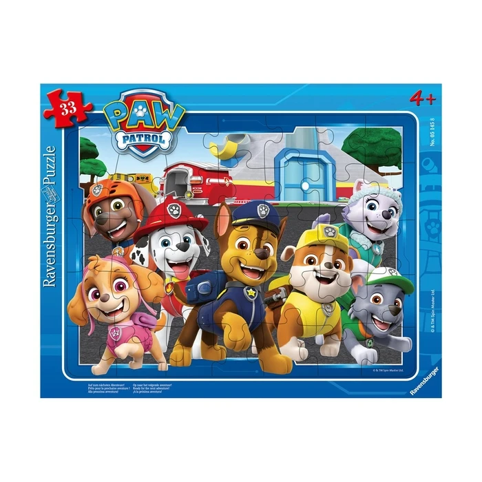 Παζλ Ravensburger Puzzle: Paw Patrol - Ready for the Next Adventure (33pcs) (5145)
